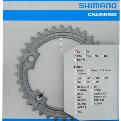 Shimano Plateau Pour FC-R7000 52/36 Dents -Roues Soldes Boutique 105 FC R7000 36 silber Verpackung