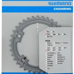 Shimano Plateau Pour FC-R7000 53/39 Dents -Roues Soldes Boutique 105 FC R7000 39 silber Verpackung