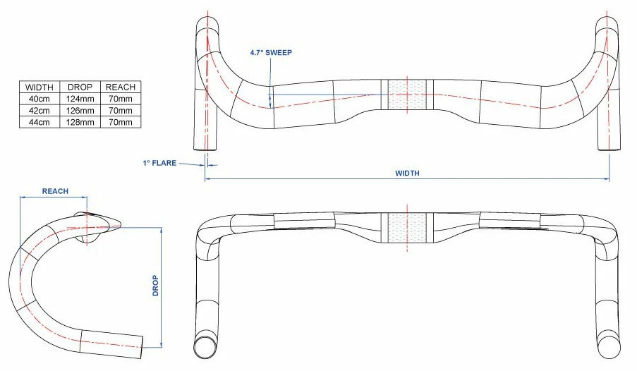 RITCHEY WCS Carbon Streem II Di2 Guidon 31.8mm 6 RITCHEY WCS Carbon Streem II Di2 Guidon 31.8mm – Image 4