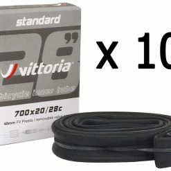Vittoria Chambre à Air Standard 700x20/28C SV 80mm (10 Pièces)