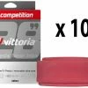 Vittoria Chambre à Air Competition Latex 19/23-622 48mm (10 Pièces) -Roues Soldes Boutique 496540 Vittoria Competition Latex SV 48mm Schlauch 10er