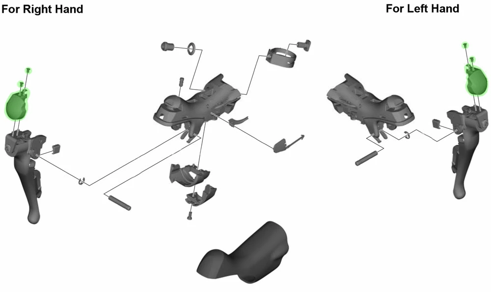 Shimano Badge 105 ST-5800 6 Shimano Badge 105 ST-5800 – Image 4