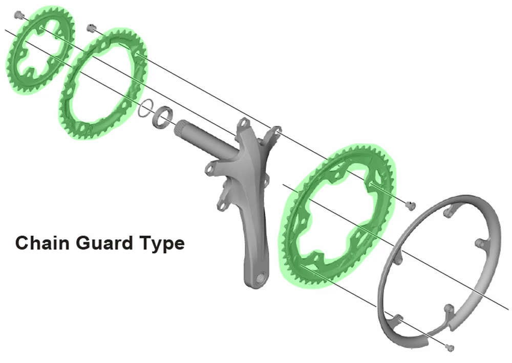 Shimano SORA FC-R3030/FC-3503 Plateau Pour Garde-Chaîne 7 Shimano SORA FC-R3030/FC-3503 Plateau Pour Garde-Chaîne – Image 5