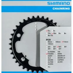 Shimano TIAGRA FC-4700 Plateau De Chaîne -Roues Soldes Boutique Shimano TIAGRA FC 4700 Kettenblatt 36T Y1RC36000