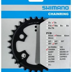 Shimano Plateau De Pédalier TIAGRA FC-4703 8 Shimano Plateau De Pédalier TIAGRA FC-4703 -Roues Soldes Boutique Shimano TIAGRA FC 4703 Kettenblatt 30T Y1RD30000