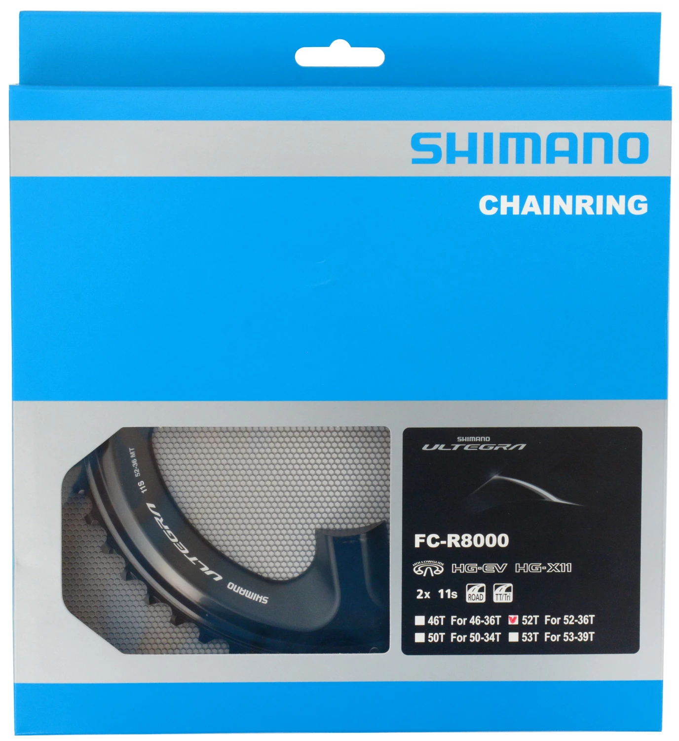 Shimano Pignon ULTEGRA Pour FC-R8000 52-46/36T (MT) 5 Shimano Pignon ULTEGRA Pour FC-R8000 52-46/36T (MT) – Image 3