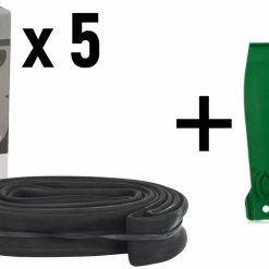 Vittoria Standard 60mm SV 5er Set + Démonte-pneu (3 Pièces)