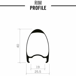 Vision Jeu De Roues Carbone TC 40 Disc TLR -Roues Soldes Boutique tc40 chtlr rimprofile